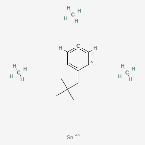 Trimethyl[4-(2,2-dimethylpropyl)phenyl]stannane