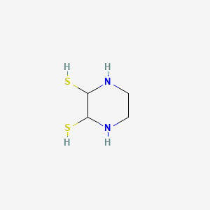 B560713 2,3-Piperazinedithiol CAS No. 102275-89-8