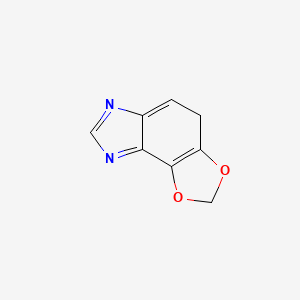 molecular formula C8H6N2O2 B560714 2H,4H-[1,3]Dioxolo[4,5-e]benzimidazole CAS No. 104399-60-2