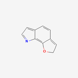 molecular formula C10H7NO B560729 2h-Furo[3,2-g]indole CAS No. 103671-62-1