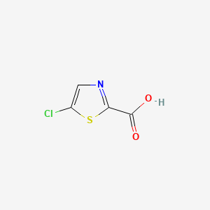 molecular formula C4H2ClNO2S B560732 5-氯噻唑-2-羧酸 CAS No. 101012-16-2