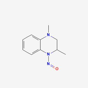 2,4-Dimethyl-1-nitroso-1,2,3,4-tetrahydroquinoxaline