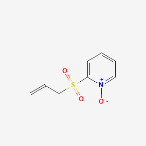 molecular formula C8H9NO3S B560748 2-(Allylsulfonyl)pyridine 1-oxide CAS No. 106181-87-7
