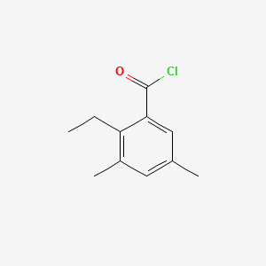 molecular formula C11H13ClO B560750 2-Ethyl-3,5-dimethylbenzoyl chloride CAS No. 100126-62-3