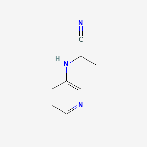 2-(3-Pyridinylamino)propanenitrile