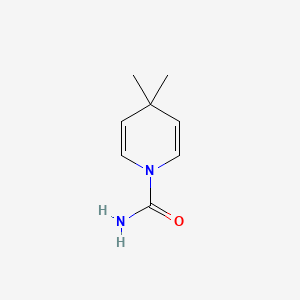 molecular formula C8H12N2O B560767 4,4-Dimethylpyridine-1-carboxamide CAS No. 101376-29-8