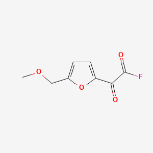 [5-(Methoxymethyl)furan-2-yl](oxo)acetyl fluoride