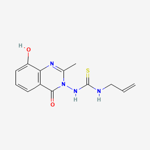 N-(8-Hydroxy-2-methyl-4-oxoquinazolin-3(4H)-yl)-N'-prop-2-en-1-ylthiourea