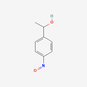 molecular formula C8H9NO2 B560785 1-(4-Nitrosophenyl)ethan-1-ol CAS No. 105360-85-8
