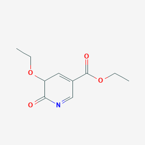 molecular formula C10H13NO4 B560789 Ethyl 5-ethoxy-6-oxo-1,6-dihydro-3-pyridinecarboxylate CAS No. 102015-08-7