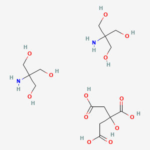 molecular formula C14H30N2O13 B560805 Trizma citrate dibasic CAS No. 108321-34-2