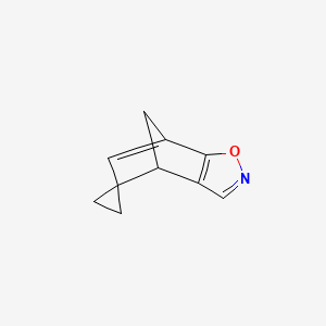 molecular formula C10H9NO B560807 Spiro[3-oxa-4-azatricyclo[5.2.1.02,6]deca-1(9),2(6),4-triene-8,1'-cyclopropane] CAS No. 107962-84-5
