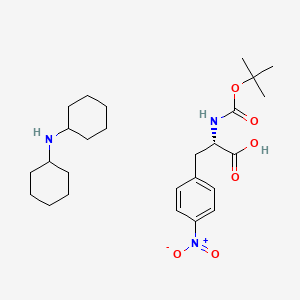 molecular formula C26H41N3O6 B560817 Boc-phe(4-NO2)-OH dcha CAS No. 102185-42-2