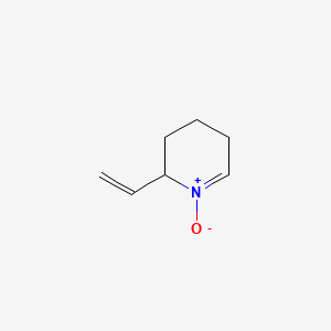molecular formula C7H11NO B560819 2-Vinyl-2,3,4,5-tetrahydropyridine 1-oxide CAS No. 105679-00-3