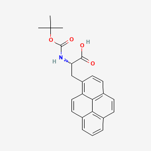 molecular formula C24H23NO4 B560848 Boc-3-(1-pyrenyl)-L-alanine CAS No. 100442-89-5
