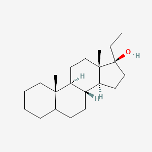 molecular formula C21H36O B560849 17-Ethyl-17-hydroxyandrostane CAS No. 109009-73-6