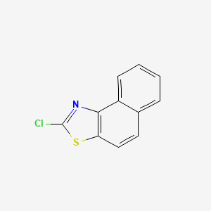 molecular formula C11H6ClNS B560855 2-Chloronaphtho[1,2-d]thiazole CAS No. 102100-37-8