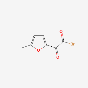 (5-Methylfuran-2-yl)(oxo)acetyl bromide