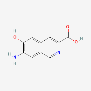 7-Amino-6-hydroxyisoquinoline-3-carboxylic acid