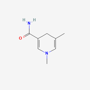 molecular formula C8H12N2O B560883 1,5-dimethyl-4H-pyridine-3-carboxamide CAS No. 108964-22-3