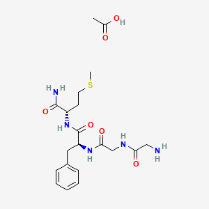 Des-tyr1-methionine enkephalinamide acetate salt