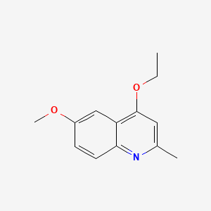 4-Ethoxy-6-methoxy-2-methylquinoline