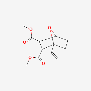 molecular formula C12H16O5 B560950 Dimethyl 1-ethenyl-7-oxabicyclo[2.2.1]heptane-2,3-dicarboxylate CAS No. 19665-38-4