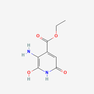 molecular formula C8H10N2O4 B560954 Ethyl 3-amino-2,6-dihydroxyisonicotinate CAS No. 100377-73-9