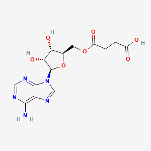 molecular formula C14H17N5O7 B560962 Adenosine 5'-succinate 