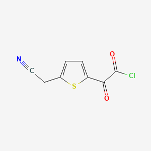 [5-(Cyanomethyl)thiophen-2-yl](oxo)acetyl chloride