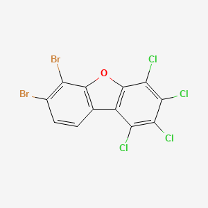 6,7-Dibromo-1,2,3,4-tetrachlorodibenzofuran
