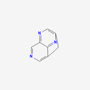 molecular formula C8H5N3 B561060 2,8-Methanopyrido[3,4-b]pyrazine CAS No. 102397-77-3
