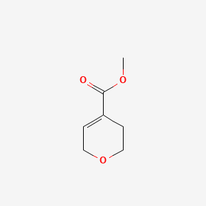molecular formula C7H10O3 B561067 methyl 3,6-dihydro-2H-pyran-4-carboxylate CAS No. 105772-14-3