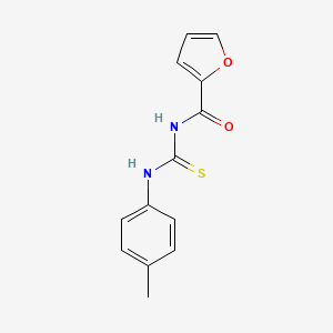 molecular formula C13H12N2O2S B5610700 N-[(4-methylphenyl)carbamothioyl]furan-2-carboxamide CAS No. 77336-98-2