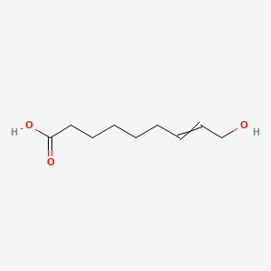 molecular formula C9H16O3 B561132 9-Hydroxynon-7-enoic acid CAS No. 106541-94-0
