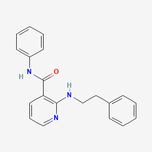 molecular formula C20H19N3O B5611513 N-phenyl-2-[(2-phenylethyl)amino]pyridine-3-carboxamide 