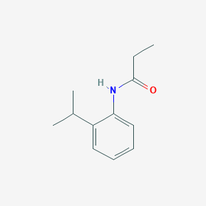 molecular formula C12H17NO B5611663 N-(2-propan-2-ylphenyl)propanamide 