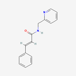 molecular formula C15H14N2O B5611679 N-(pyridin-2-ylmethyl)cinnamamide 