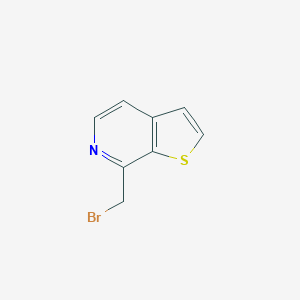 molecular formula C8H6BrNS B056121 7-(Bromomethyl)thieno[2,3-c]pyridine CAS No. 120009-91-8