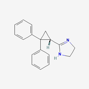 molecular formula C18H18N2 B561213 Escibenzoline CAS No. 103419-18-7