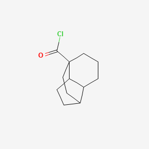molecular formula C12H17ClO B561228 Octahydro-4H-1,4-ethanoindene-4-carbonyl chloride CAS No. 100020-95-9