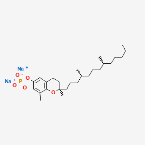 molecular formula C27H45Na2O5P B561248 EINECS 309-247-1 CAS No. 100208-45-5