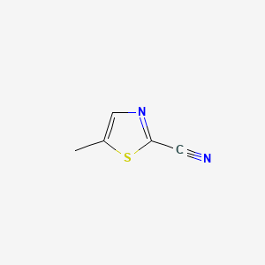 molecular formula C5H4N2S B561317 5-Methylthiazole-2-carbonitrile CAS No. 100516-71-0