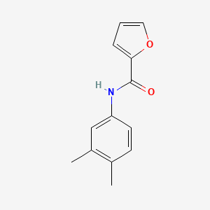 molecular formula C13H13NO2 B5613330 N-(3,4-dimethylphenyl)furan-2-carboxamide 