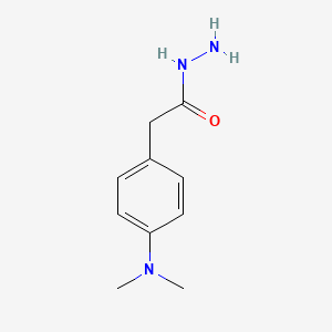 molecular formula C10H15N3O B561346 2-(4-(Dimethylamino)phenyl)acetohydrazide CAS No. 100133-14-0