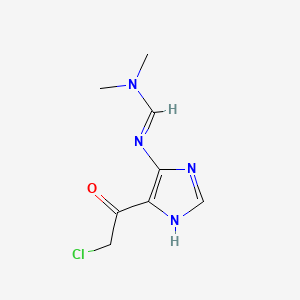 N'-[4-(Chloroacetyl)-1H-imidazol-5-yl]-N,N-dimethylimidoformamide