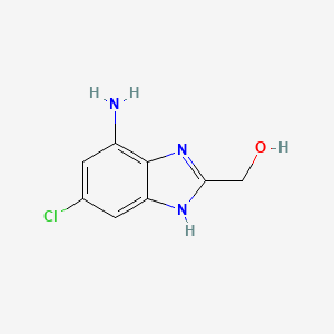 (4-amino-6-chloro-1H-benzo[d]imidazol-2-yl)methanol