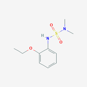 molecular formula C10H16N2O3S B5613814 [(2-Ethoxyphenyl)sulfamoyl]dimethylamine 