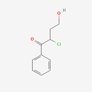 2-Chloro-4-hydroxy-1-phenyl-1-butanone