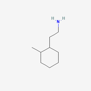 molecular formula C9H19N B561385 2-(2-Methylcyclohexyl)ethan-1-amine CAS No. 102450-00-0